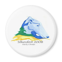 2008 Silkenfest logo magnet magnets