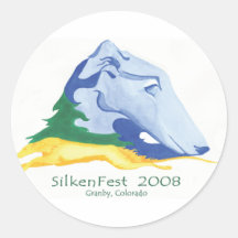2008 Silkenfest logo sticker