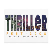 2008 Thrillerfest Postcards