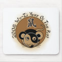 2008 Year Of The Rat Chinese Astrology Mousepad