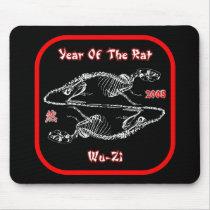 2008 Year Of The Rat Mousepad by tshirt_shack 2008 Year Of The Rat Mousepad