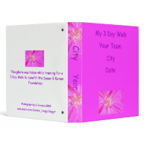 2009-1030, My 3 Day Walk binder