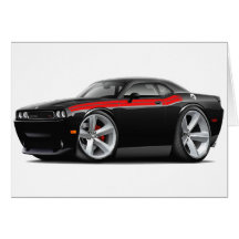 2009-11 Challenger RT Black-Red Car Card