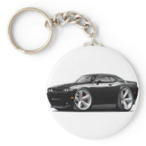 2009-11 Challenger RT Black-White Car Key Chains