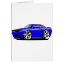 2009-11 Challenger RT Blue Car Card