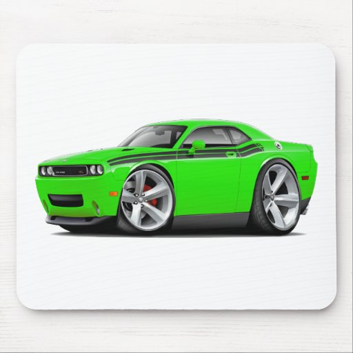 2009-11 Challenger RT Lime-Black Car Mouse Pad