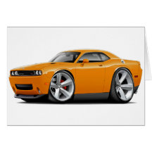 2009-11 Challenger RT Orange Car Card