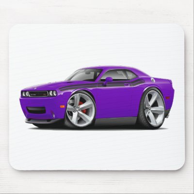 200911 Challenger RT PurpleBlack Car Mousepad by maddmaxart