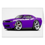 2009-11 Challenger RT Purple-White Car Card