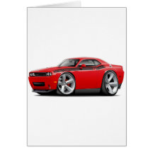 2009-11 Challenger RT Red-Black Car Cards