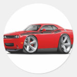 2009-11 Challenger RT Red-Black Car Stickers