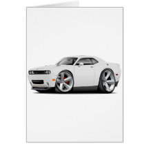 2009-11 Challenger RT White Car Card