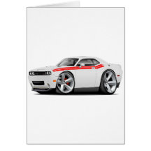 2009-11 Challenger RT White-Red Car Card