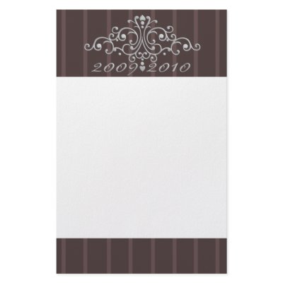 2009/2010 Princess Filigree Stationery Design by trennea
