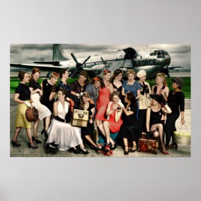 2009 Atomic Bombshells Team Photo Posters by MinnesotaRollerGirls