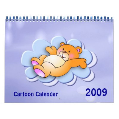 2009 Cartoon Calendar by elenaind