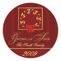 2009 Christmas - Personalized Sticker Labels by SquirrelHugger 2009 Christmas - Personalized Sticker Labels