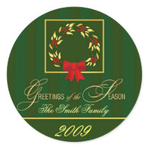 2009 Christmas - Personalized Sticker Labels by SquirrelHugger 2009 Christmas - Personalized Sticker Labels