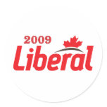 2009 Conservative Party of Canada Round Sticker