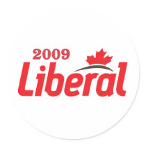 2009 Conservative Party of Canada Round Sticker