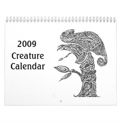2009 Creature Calendar by tondicter