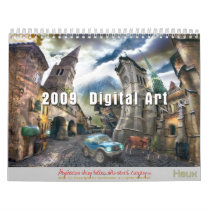 2009 Digital Art - Calendar by Houk 2009 Digital Art - Calendar
