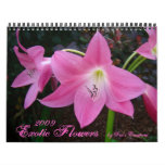 2009 Exotic Flowers Calendar
