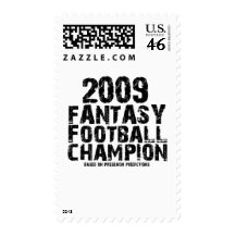 2009 FANTASY FOOTBALL CHAMPION POSTAGE