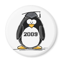 2009 Graduate Penguin Magnet