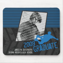 2009 Graduate-Skater (Blue) Mousepad
