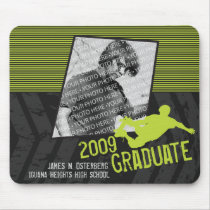 2009 Graduate-Skater (Green) Mousepad