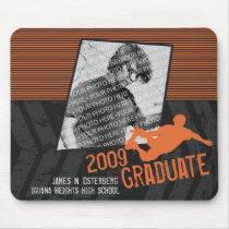 2009 Graduate-Skater (Orange) Mousepad
