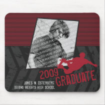 2009 Graduate-Skater (Red) Mousepad