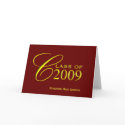 2009 Graduation Custom Card - Blank Inside by class_of_store 2009 Graduation Custom Card - Blank Inside