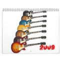 2009 Guitar Calander calendars