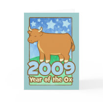 2009 Kids Year of Ox Greeting Cards