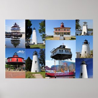 2009 Maryland Lighthouse Challenge print