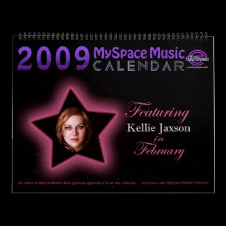 2009 MYSPACE MUSICCALENDAR featuring KELLIE JAXSON calendar
