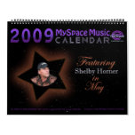 2009 MYSPACEMUSICCALENDAR featuring SHELBY HORNER