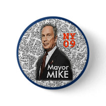 2009 NY Mayor MIKE pin buttons