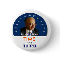 2009 NY Mayor William Thompson pin