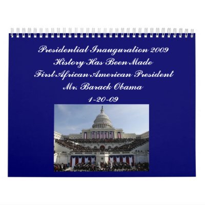 2009 Presidential Calendar by mrsjack2u
