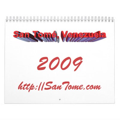 2009 San Tome' Calendar by SanTome