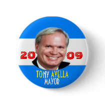 2009 Tony Avella for NY Mayor Pin buttons