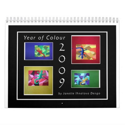 2009  Year of Colour Calendar by janettedengo