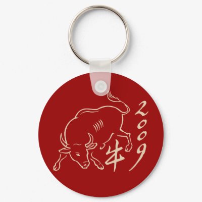 2009 year of the ox  - new year keychains by strk3