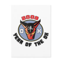 2009 - Year of the Ox postcards