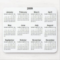 2009calendar mousepads