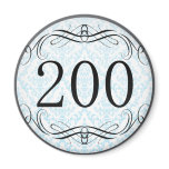 200 Area Code Magnet