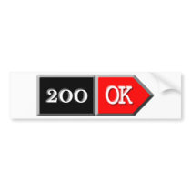 200 - OK BUMPER STICKERS